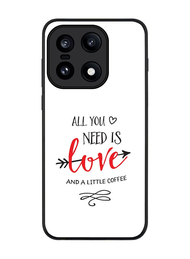 For OnePlus 15 Case,Slim fit Camera Protection, Shockproof Thin Phone cover  - All You Need Is A Little Love